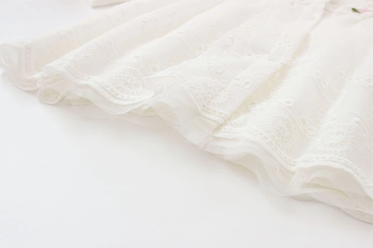 Limited Edition Flower and Lace Girls Chiffon Dress