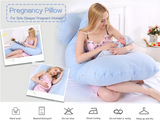 U-Shaped Organic Cotton Pregnancy Pillow killing All Pains