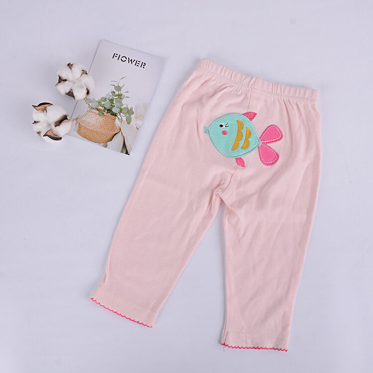 5 Piece Infant & Toddlers Super Soft Organic Cotton Pants