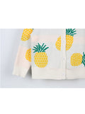 Dress up with Cheerful Pineapple Cardigan