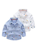 Toddlers Boys Cotton Shirt