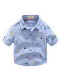 Toddlers Boys Cotton Shirt