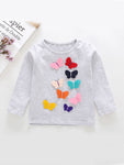 Baby Toddler Butterfly T-shirt white