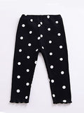 Baby Toddler Girl Dots Leggings Autumn Black