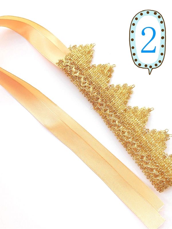 Baby Toddler Girls Gold Crown Headband