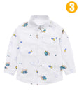Boys Cotton Shirt with Chest Pocket