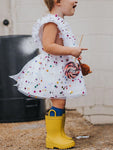 Girls Polka Dot Princess Dress