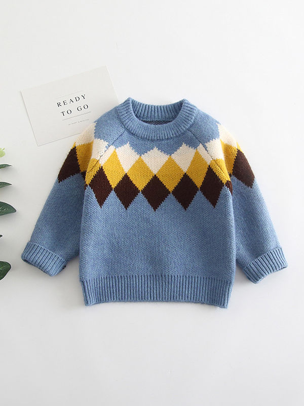 Boys Knitted Sweatshirt Pullover