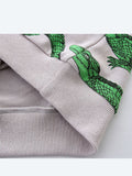 Unisex Crocodile Print Sweatshirt