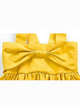 Baby Girl Yellow Big Bow Dress