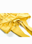 Baby Girl Yellow Big Bow Dress