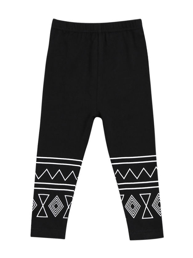 Baby Toddler Girls Geometric Pattern Leggings