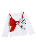 Baby Toddler Girl Big Bow T-shirt Pullover Top