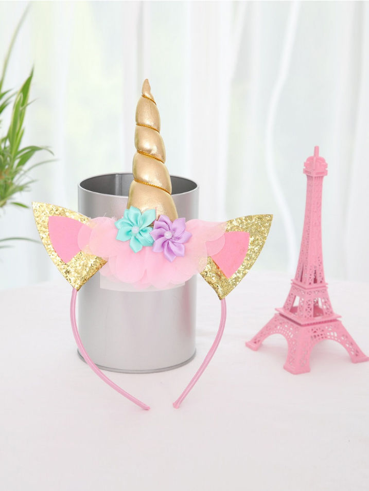 Sequin Unicorn Hair Band Decorations
