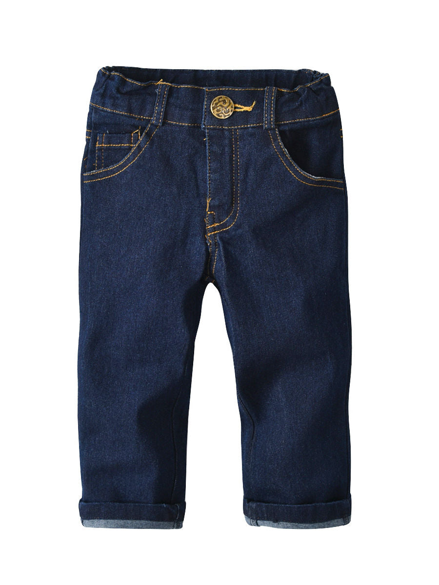Little Boys Shirt & Jeans Set