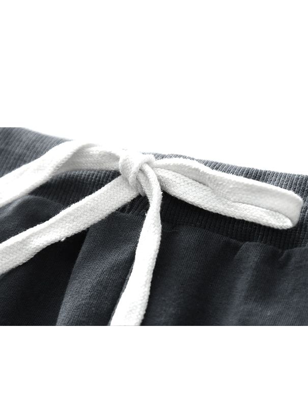 Little Boys Sports Pants with Drawstring