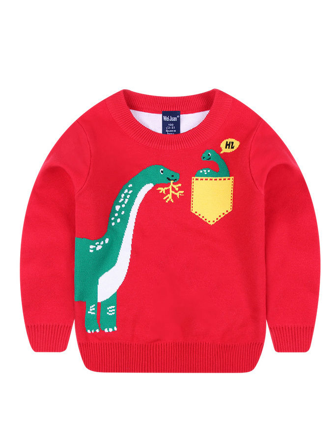 Toddler Boys Dinosaur Printed Sweatshirt