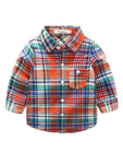 Baby Boy Checked Shirt Set