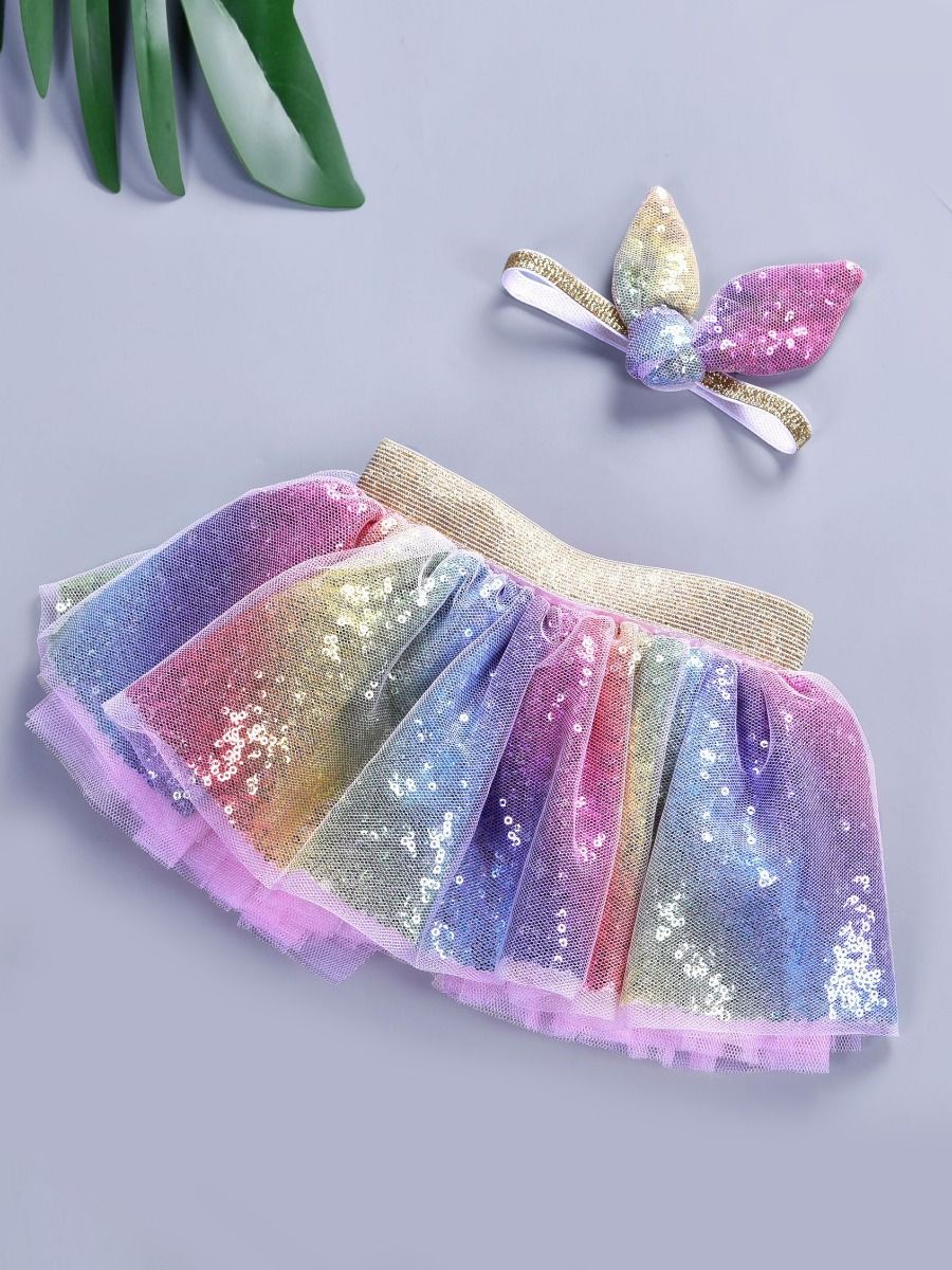Girls Sequin Bowknot Headband