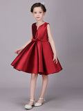 Big Girl Sleeveless Red Gown