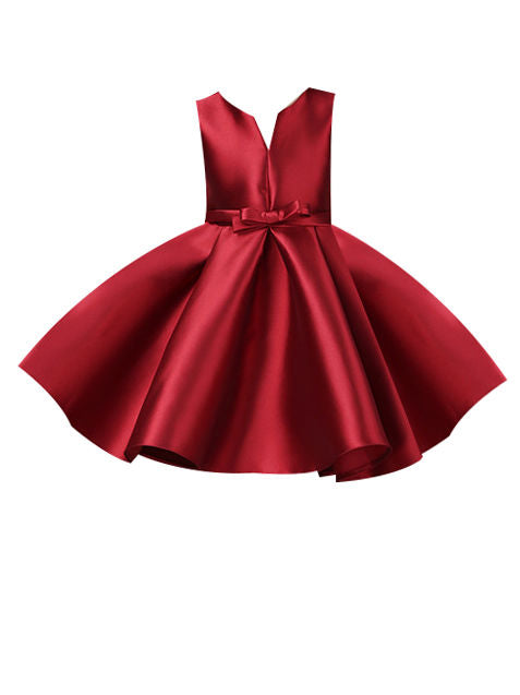 Big Girl Sleeveless Red Gown