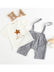 Baby Boy Star Print T-shirt with Pant Set