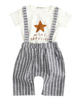 Baby Boy Star Print T-shirt with Pant Set
