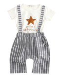 Baby Boy Star Print T-shirt with Pant Set