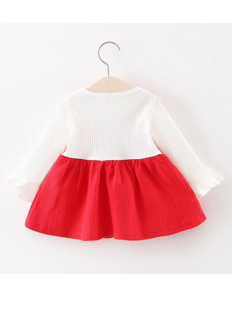 Baby Girl Princess Flower Flare Sleeve Dress