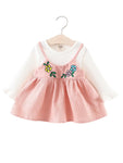 Baby Girl Princess Flower Flare Sleeve Dress