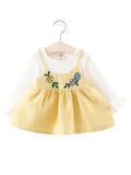 Baby Girl Princess Flower Flare Sleeve Dress