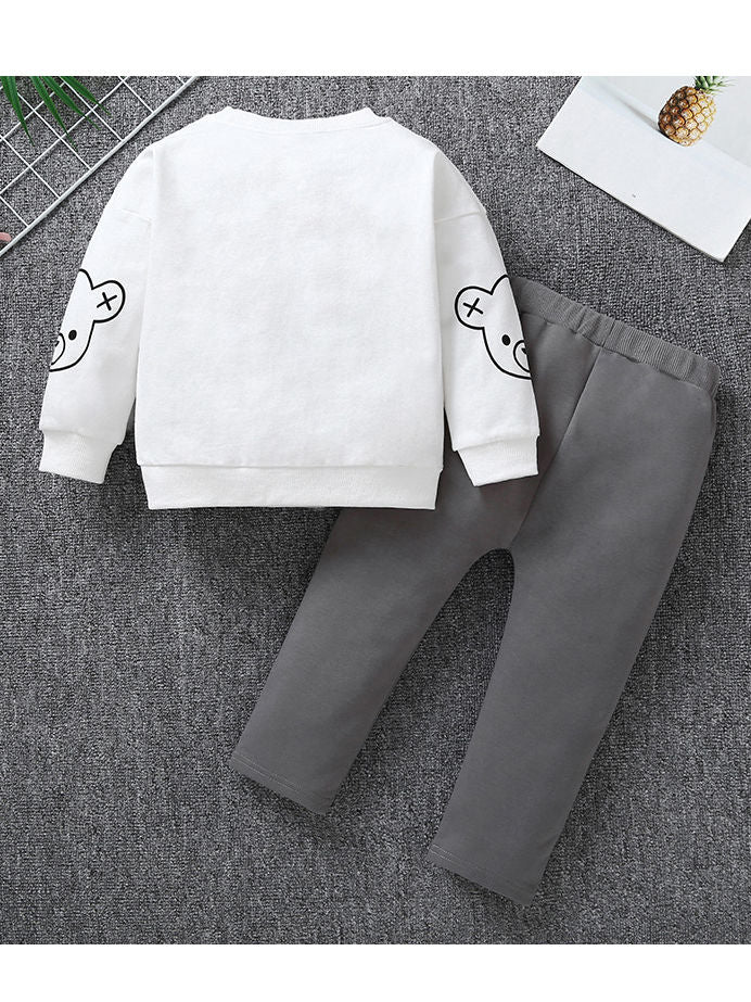 Kids Set Bear Jumper With Pants