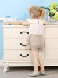 Baby Girl White Ruffle Top With Frilled Shorts