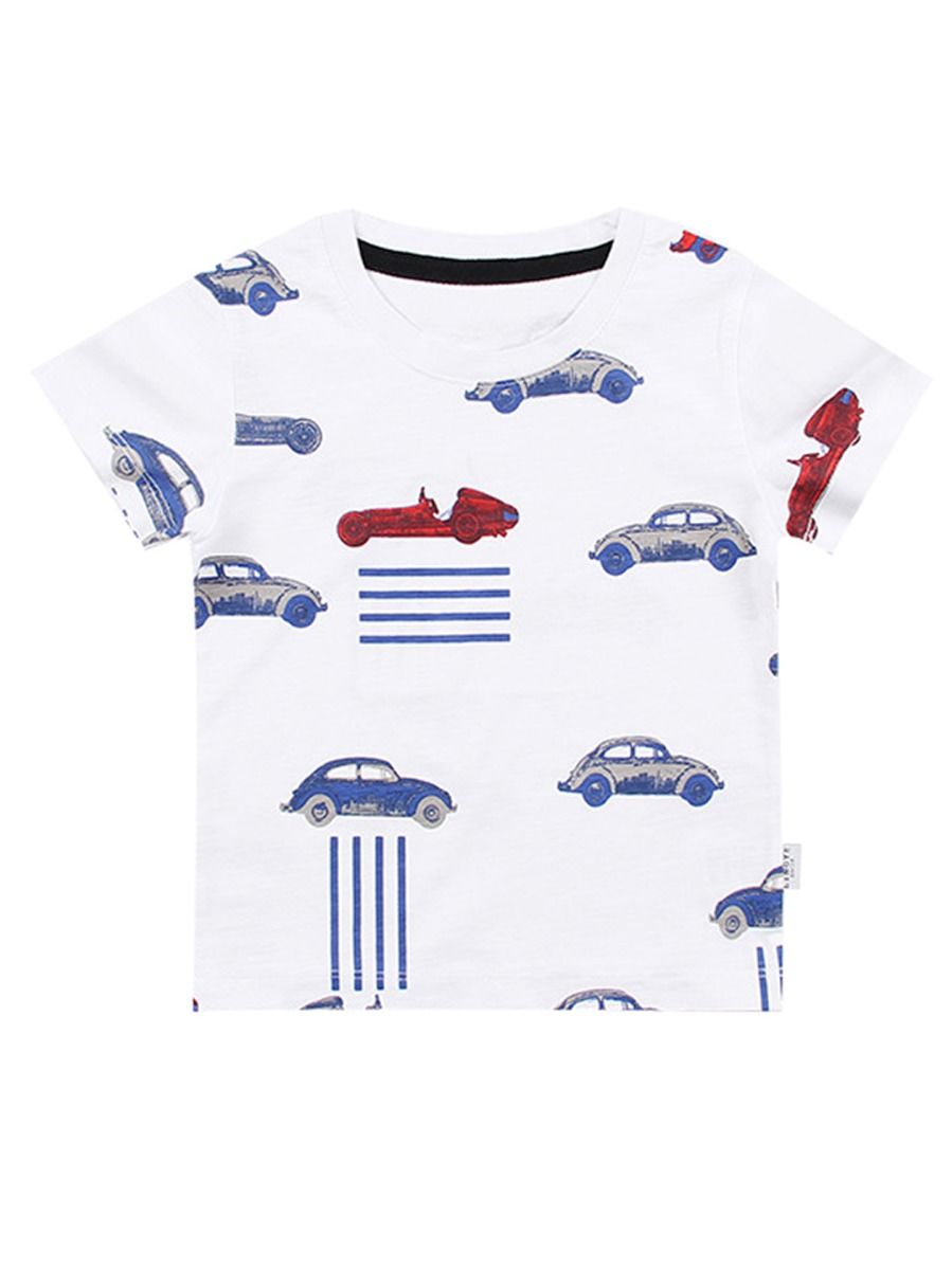 Infant Toddler Boy Car Print T-shirt