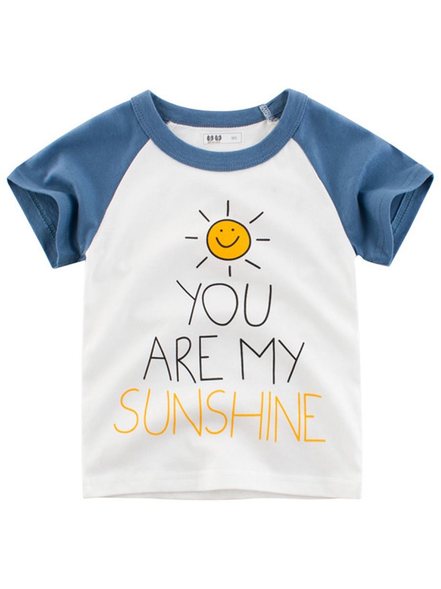 Toddler Big Boy SUNSHINE Print  T-shirt
