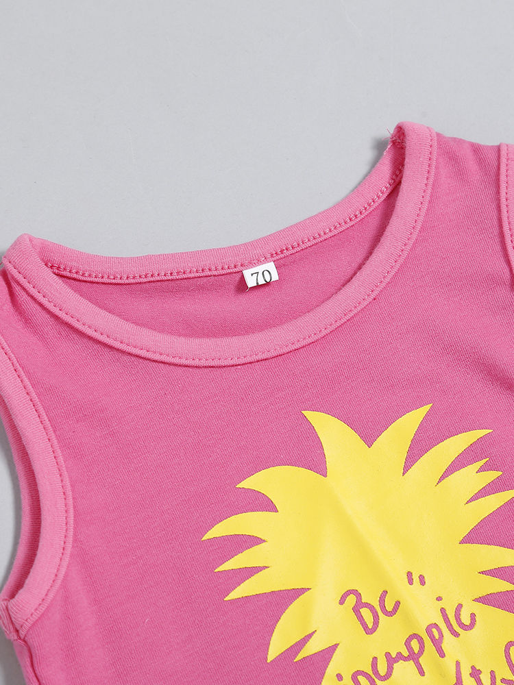 Baby Girl Pineapple Pattern