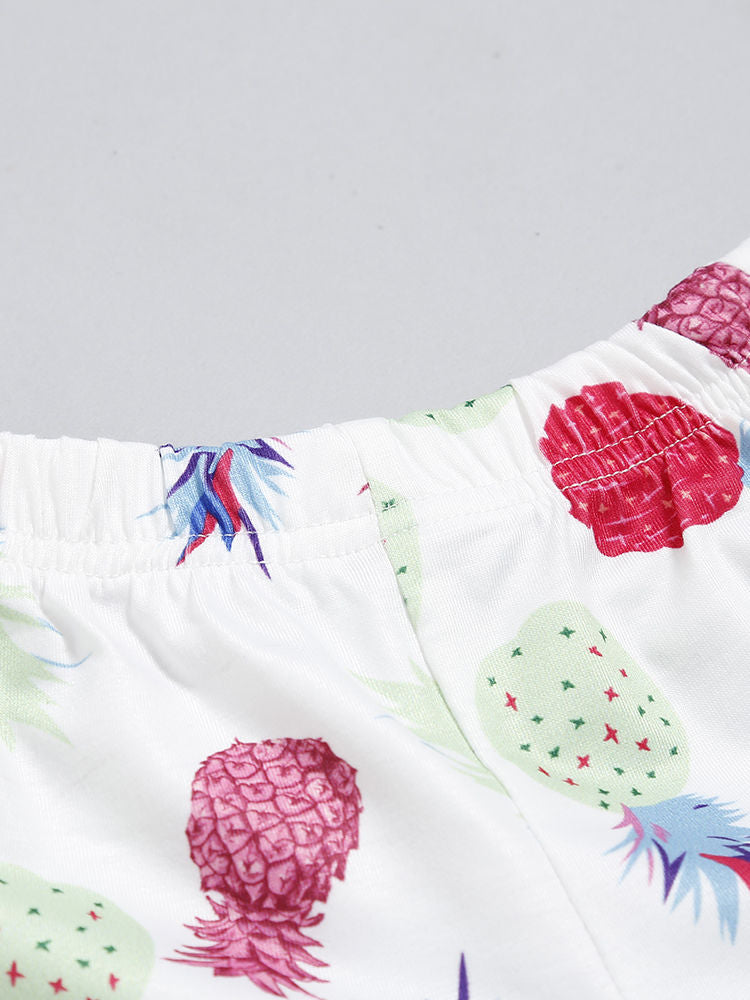 Baby Girl Pineapple Pattern