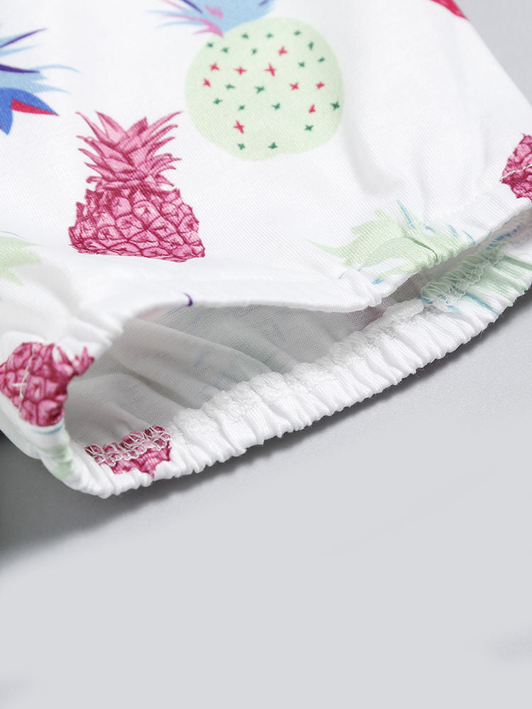 Baby Girl Pineapple Pattern