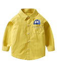 Toddler Big Boys Long-sleeved Shirt