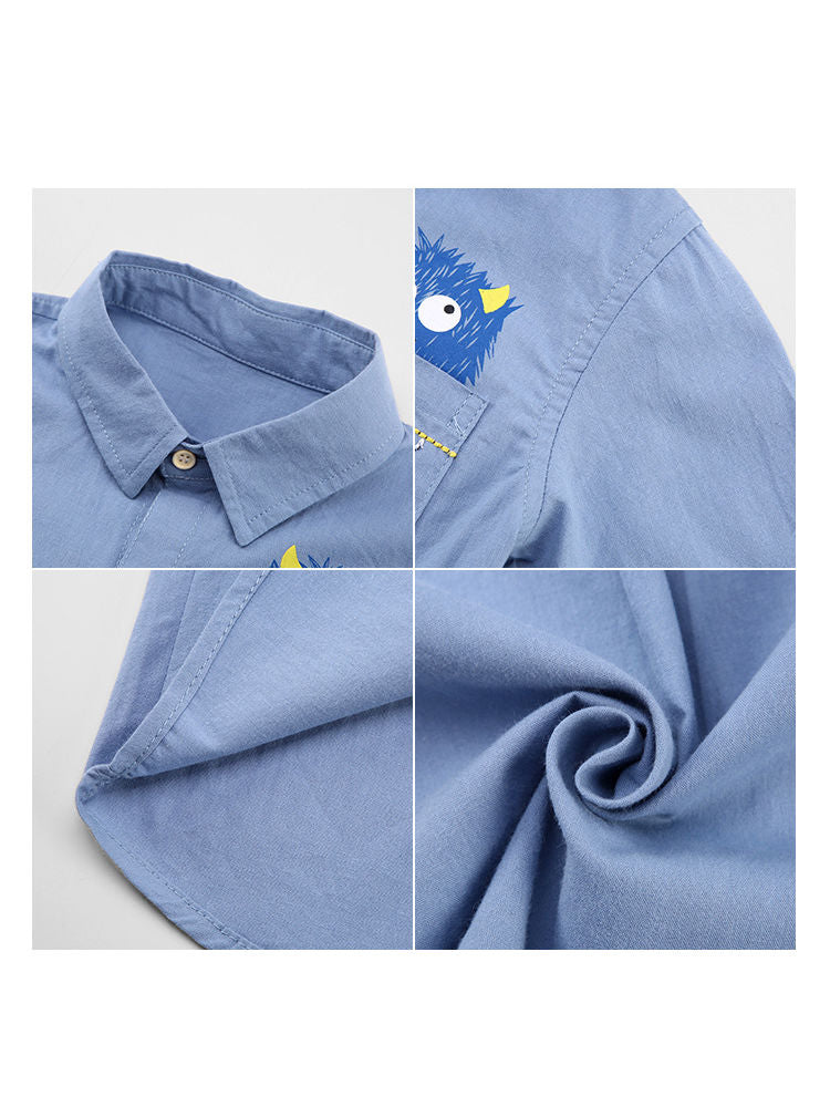 Toddler Big Boys Long-sleeved Shirt