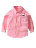 Toddler Big Boys Long-sleeved Shirt
