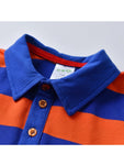 Toddler Boys Polo T-shirt with Short Jeans