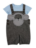 Baby Boy Monkey Pattern Set