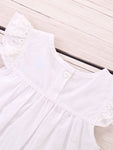 Baby Girl White Top with Shorts