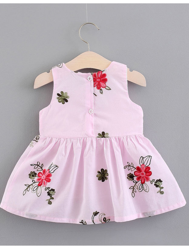 Baby Girl Flower Sleeveless Dress