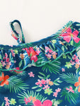 Baby Little Girl Floral Swimsuit 