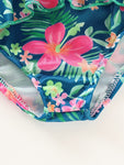 Baby Little Girl Floral Swimsuit 