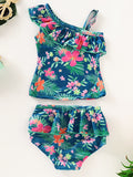 Baby Little Girl Floral Swimsuit 