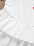 Baby Little Girl White Top with Pink Shorts Set