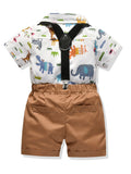 Baby Boys Animal Print Set